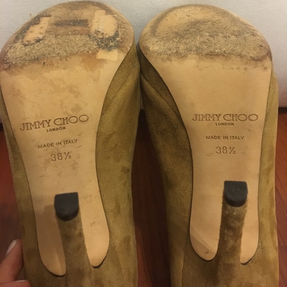 Jimmy Choo Open Toe Ankle Booties - Picture 5 of 8